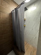 Штора для ванн 180х180 см, полиэстер, Ромбики, серая, STSC3095A - фото 4 от пользователя