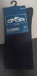 Носки муж, OMSA CLASSIC, 204, синий, р. 39-41 - фото 2 от пользователя