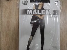 Колготки Malemi, Micro Velour, 100 DEN, р. 4, nero/черные, с шортиками и прозрачным мыском, 12 525 - фото 9 от пользователя