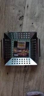 Решетка барбекю 200х200х40 мм, Ecos, Fry-2025, нержавеющая сталь, антипригарное покрытие, рукоятка сталь, 999664 - фото 6 от пользователя