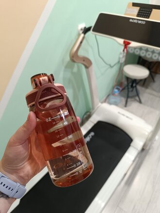 Бутылка питьевая 0.55 л, спортивный, прозрачно-пудровая, B060661 - фото 3 от пользователя