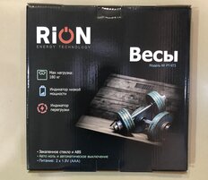 Весы напольные электронные, Rion, PT-973 Гантели, стекло, до 180 кг - фото 4 от пользователя