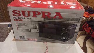 Микроволновая печь Supra, 20MB20, 20 л, 700 Вт, механическая, 5 уровней мощности, черная - фото 1 от пользователя