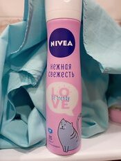 Дезодорант Nivea, Love Be Trendy Нежная свежесть, для женщин, спрей, 150 мл - фото 2 от пользователя