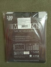 Колготки Malemi, Micro Velour, 100 DEN, р. 4, nero/черные, с шортиками и прозрачным мыском, 12 525 - фото 7 от пользователя