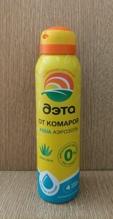 Репеллент от комаров, аэрозоль, 4 часа защиты, Дэта, Aqua, 150 мл - фото 3 от пользователя
