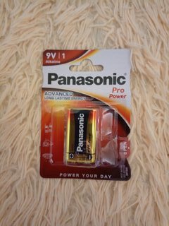 Батарейка Panasonic, 9V (6LR61), Pro Power, щелочная, 9 В, блистер, УТ-00000276 - фото 1 от пользователя