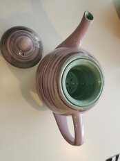 Чайник заварочный керамика, 1.2 л, с ситечком, Борисовская керамика, Лаванда Элегант, ЛАВ00014140 - фото 7 от пользователя