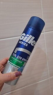 Гель для бритья, Gillette, Series Sensitive, для чувствительной кожи, 200 мл, 84857385 - фото 7 от пользователя