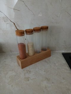 Набор емкостей пластик, 4 шт, для хранения специй, с подставкой, Sugar&amp;Spice, Rosemary, SE105012996 - фото 1 от пользователя