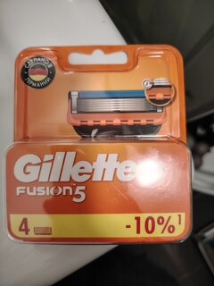 Сменные кассеты для бритв Gillette, Fusion, для мужчин, 4 шт, 81372251 - фото 4 от пользователя