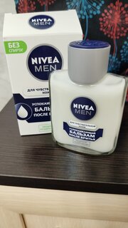 Бальзам после бритья, Nivea, Успокаивающий, для чувствительной кожи, 100 мл, 81306 - фото 1 от пользователя