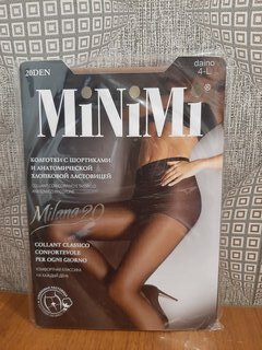 Колготки Minimi, Mini Milana, 20 DEN, р. 4, daino, шортики - фото 4 от пользователя