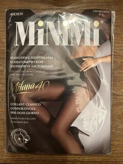 Колготки MINIMI Mini MILANA 40 Caramello 4 шортики - фото 2 от пользователя