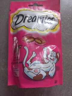 Корм для животных Dreamies, 60 г, для кошек, лакомство, говядина, 52353 - фото 1 от пользователя