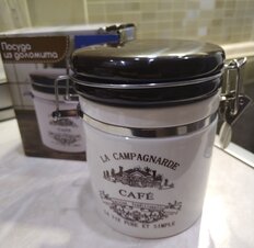 Банка для сыпучих продуктов, доломит, 350 мл, с крышкой, Daniks, Кафе, HC8700D-N2 - фото 8 от пользователя