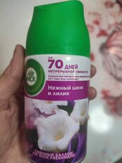 Освежитель воздуха Air Wick, 250 мл, Нежный шелк и лилия, сменный, сухое распыление, 3219091 - фото 2 от пользователя