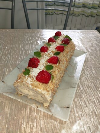 Тарелка десертная, стекло, 20х30 см, прямоугольная, Флюид, Daniks, бежевая - фото 3 от пользователя