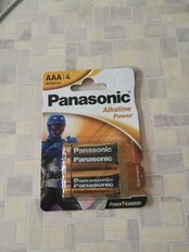 Батарейка Panasonic, ААА (LR03, 24A), Alkaline Power, щелочная, 1.5 В, блистер, 4 шт - фото 3 от пользователя