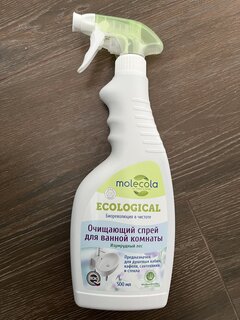 Чистящее средство для ванной комнаты, Molecola, Изумрудный лес, спрей, 550 мл - фото 8 от пользователя