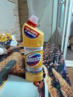 Чистящее средство универсальное, Domestos, Ультра блеск, гель, 1 л - фото 3 от пользователя