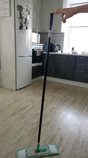 Черенок для щетки диаметр 23 мм, пластик, 120 см, York, Стайл, 091120 - фото 8 от пользователя