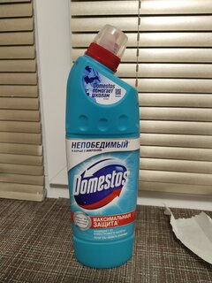 Чистящее средство универсальное, Domestos, Свежесть Атлантики, гель, 500 мл - фото 1 от пользователя