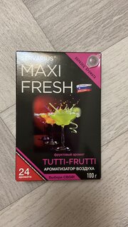 Ароматизатор в машину под сиденье, Maxifresh, Tutti Fruitty, MF-116 - фото 2 от пользователя