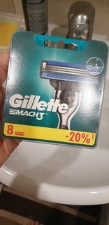 Сменные кассеты для бритв Gillette, Mach3, для мужчин, 8 шт - фото 5 от пользователя