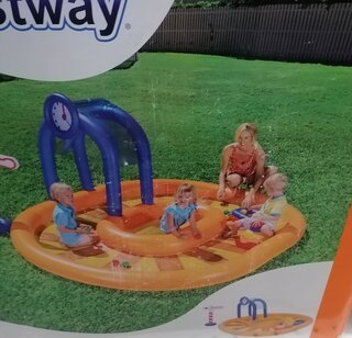 Игровой центр 285х224х119 см, 367 л, Железная дорога, от 2 лет, Bestway, 53061 - фото 1 от пользователя