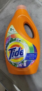 Гель для стирки Tide, 1.235 л, для цветного белья, Color Лаванда и Березовая вода - фото 2 от пользователя