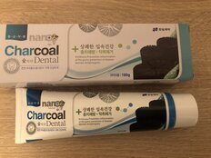 Зубная паста Hanil, Charcoal Dental с серебром и бамбуковым углем, 180 мл - фото 5 от пользователя