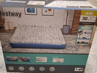 Матрас надувной Bestway, 203х152х30 см, 67836BW, насос встроенный, электрический, флокированный, с сумкой, 300 кг - фото 2 от пользователя