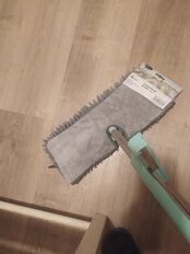 Сменный блок для швабры микрофибра, 43х14 см, вермишель, двухсторонний, светло-серый, Марья Искусница, HD1025 AC-R D/side-grey refill - фото 3 от пользователя