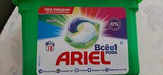 Капсулы для стирки Ariel, Pods Все-в-1 Color, 18 шт, капсула 22.8 г - фото 8 от пользователя