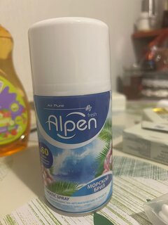 Освежитель воздуха Alpen, 250 мл, Verti Морской бриз, сменный, AALR 02 - фото 1 от пользователя