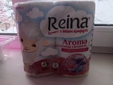 Туалетная бумага Reina Aroma, Цветочная свежесть, 2 слоя, 4 шт - фото 8 от пользователя