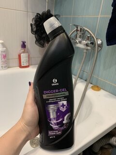 Средство от засоров Grass, Digger-gel, гель, 1 л - фото 1 от пользователя