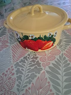 Кастрюля эмалированная сталь, 2 л, с крышкой, крышка сталь, цилиндрическая, Сибирские товары, С1610.П/С1610.3/С1610/*79/*67, в ассортименте - фото 4 от пользователя