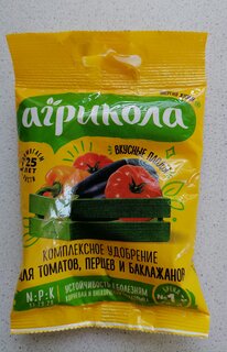 Удобрение Агрикола 3, для томатов и перцев, минеральный, гранулы, 50 г, Green Belt - фото 4 от пользователя