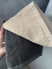 Набор полотенец кухонных 2 шт, 30х50 см, махровый, 100% хлопок, 450 г/м2, Barkas, Verde, песочно-серый, Узбекистан, AI-1504002 - фото 7 от пользователя