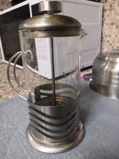 Френч-пресс 0.6 л, стекло, нержавеющая сталь, Волна - фото 1 от пользователя