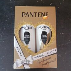 Набор подарочный для женщин, Pantene Pro-V, Густые и крепкие, шампунь 250 мл + бальзам 200 мл - фото 6 от пользователя