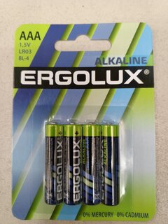 Батарейка Ergolux, АА (LR6, 15A), Alkaline, щелочная, 1.5 В, блистер, 4 шт, 11748 - фото 8 от пользователя