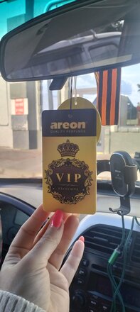 Ароматизатор в машину подвесной, сухой, Areon, &quot;VIP&quot; - Black King, 704-VIP-02 - фото 7 от пользователя