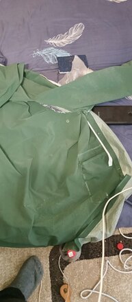 Дождевик плащ 72х120 см, с капюшоном, кнопки, ПВХ, XXL, UNI - фото 1 от пользователя
