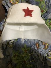 Шапка для бани светлая, Ушанка, Ш022 Приус - фото 3 от пользователя