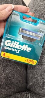 Сменные кассеты для бритв Gillette, Mach3, для мужчин, 4 шт - фото 1 от пользователя