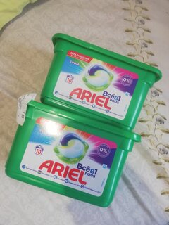 Капсулы для стирки Ariel, Pods Все-в-1 Color, 10 шт, капсула 22.8 г - фото 7 от пользователя