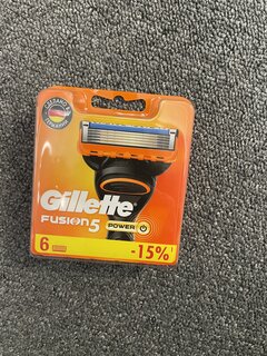 Сменные кассеты для бритв Gillette, Fusion Power, для мужчин, 6 шт - фото 1 от пользователя